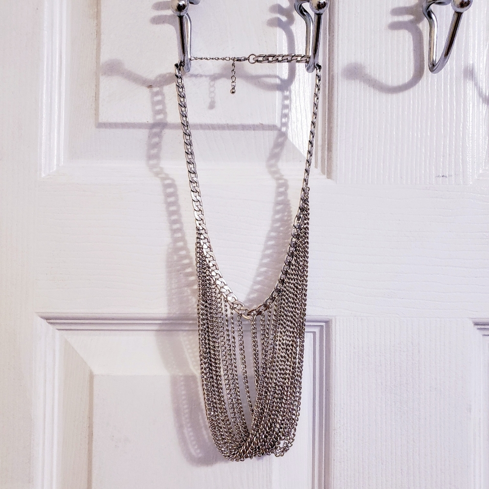 Layered Chain Necklace - Picture 2 of 6